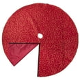 thumbnail image 4 of Saro Lifestyle 38TRS.BU70R 70 in. Ari Embroidered Christmas Tree Skirt, Burgundy, 4 of 5