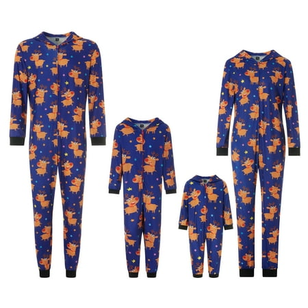 

Family Christmas Pjs Matching Sets Reindeer Onesie Pajamas for Family