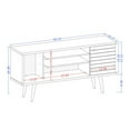 thumbnail image 4 of Manhattan Comfort Liberty 53 Inch Mid Century Modern TV Stand, Rustic Brown, 4 of 5