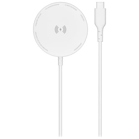 Best Buy Essentials 10W Wireless Charger (BE-WLESS10WW-C) – Fast Qi Wireless Charging Pad for iPhone & Android, Slim Non-Slip Design, Cable-Free Charging – White