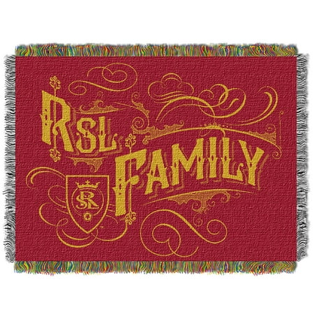 Real Salt Lake MLS Woven Tapestry Throw Blanket (48"x60")
