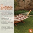 thumbnail image 2 of Classic Accessories Ravenna 81 x 55 Inch Quilted Double Hammock, Empire Blue, 2 of 13