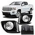 thumbnail image 3 of Winjet WJ30-0502-09 2015-2018 GMC Canyon Fog Light Kit with Custom Dash Panel Replacement Wiring Harness Switch Fuse Relay Pair Set Left and Right Driver Passenger Side OE Fitment for - Clear Lens, 3 of 4