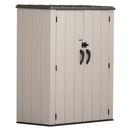 Lifetime 52 cubic feet Vertical Storage Shed, Desert