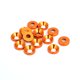 thumbnail image 1 of Ofertas Únicas M4 Tapón de Aleación de Aluminio para el Parachoques del Motor Naranja 15 Piezas, 1 of 2