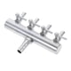 thumbnail image 2 of 4 Ways 8 to 4MM Stainless Steel Aquarium Outlet Inline Air Pump Flow Lever Control Manifold Splitter Switch Tap Oxygen Tube Distributor, 2 of 2