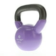 thumbnail image 6 of Body Sport Cast Iron Vinyl Coated Kettlebell, 20 lb. - Professional Weight Training Equipment for Home & Gym Workouts (Light Purple), 6 of 7