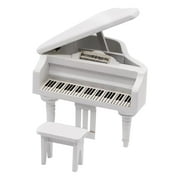 RnemiTe-amo Deals！Decorations 1:12 Mini Doll House Simulation Piano Model Pocket Grand Piano Decoration