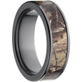 thumbnail image 3 of Realtree AP Men's Camo 7mm Black Zirconium Wedding Band with Polished Edges and Deluxe Comfort Fit, 3 of 3