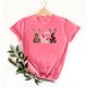 thumbnail image 5 of Mujeres Manga Corta de Verano Tops Pascua Impresa Cuello Redondo, Blusa de Moda Casual para la Primavera, 5 of 5