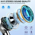 thumbnail image 3 of Audífonos Inalámbricos, Audífonos Bluetooth 5.4 Estéreo de Bajos, Audífonos con Micrófono con Cancelación de Ruido y Pantalla LED, 36H de Reproducción en Audífonos Intrauditivos, Audífonos Deportivos, 3 of 7