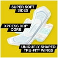 thumbnail image 4 of U by Kotex CleanWear Ultra Thin Pads with Wings, Regular Absorbency, 4 of 5