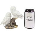 thumbnail image 2 of Ebros Mystical Two White Snowy Baby Owlets Perching On Tree Branch Statue 7"Wide, 2 of 4