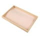 thumbnail image 2 of Caja organizadora de almacenamiento con bandeja para collares, collares, pendientes de terciopelo, soporte para brazaletes con Beige, 2 of 9