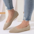 thumbnail image 6 of Sngxgn Women's Flats Shoes Dress Shoes for Women Flats Shoes Comfortable Flats Shoes(Beige,37), 6 of 8