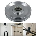 thumbnail image 3 of Rueda de polea de cojinete universal, rueda de polea de cojinete de aleación de aluminio Rueda de polea de cojinete de abración resistente al desgaste 110 mm Macarena  Polea para equipos de fitness, 3 of 8