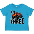 thumbnail image 3 of Inktastic Monster Truck 3rd Birthday Boys or Girls Toddler T-Shirt, 3 of 5