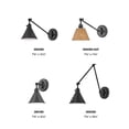 thumbnail image 5 of 3690BK-NAT Hinkley Lighting Arti - 1 Light Wall Mount In Transitional Style-10.25 Inches Tall and 7.75 Inches Wide-Black Finish-Light Natural Rattan, 5 of 21