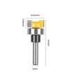 thumbnail image 1 of Ruibeauty 6Mm Shank Bowl & Tray Router Bit Round Nose Milling Cutter Woodworking Corner, 1 of 5