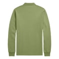 thumbnail image 4 of IAJDKMEK Men's Casual Collared Long Sleeve Shirt - Solid Polo Top for Autumn, Lightweight Shirt for Work, Versatile Polo Shirts for Men Daily Wear, 4 of 4