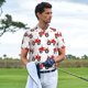 thumbnail image 3 of Fotbe Red Wheeled Tractors Camiseta Polo de Golf para Hombre con Estampado – Camisa Deportiva Transpirable con Cuello Abotonado-Small, 3 of 6