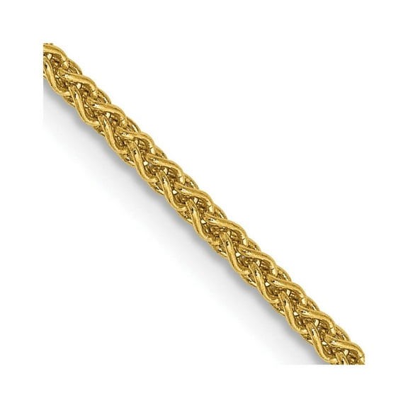 Primal Gold 14 Karat Yellow Gold 1.65mm Solid Polished Spiga Chain