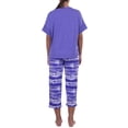 thumbnail image 2 of N Natori Studio Women's Short Sleeve Top and Capri Pant Sleep Set, 2 of 5
