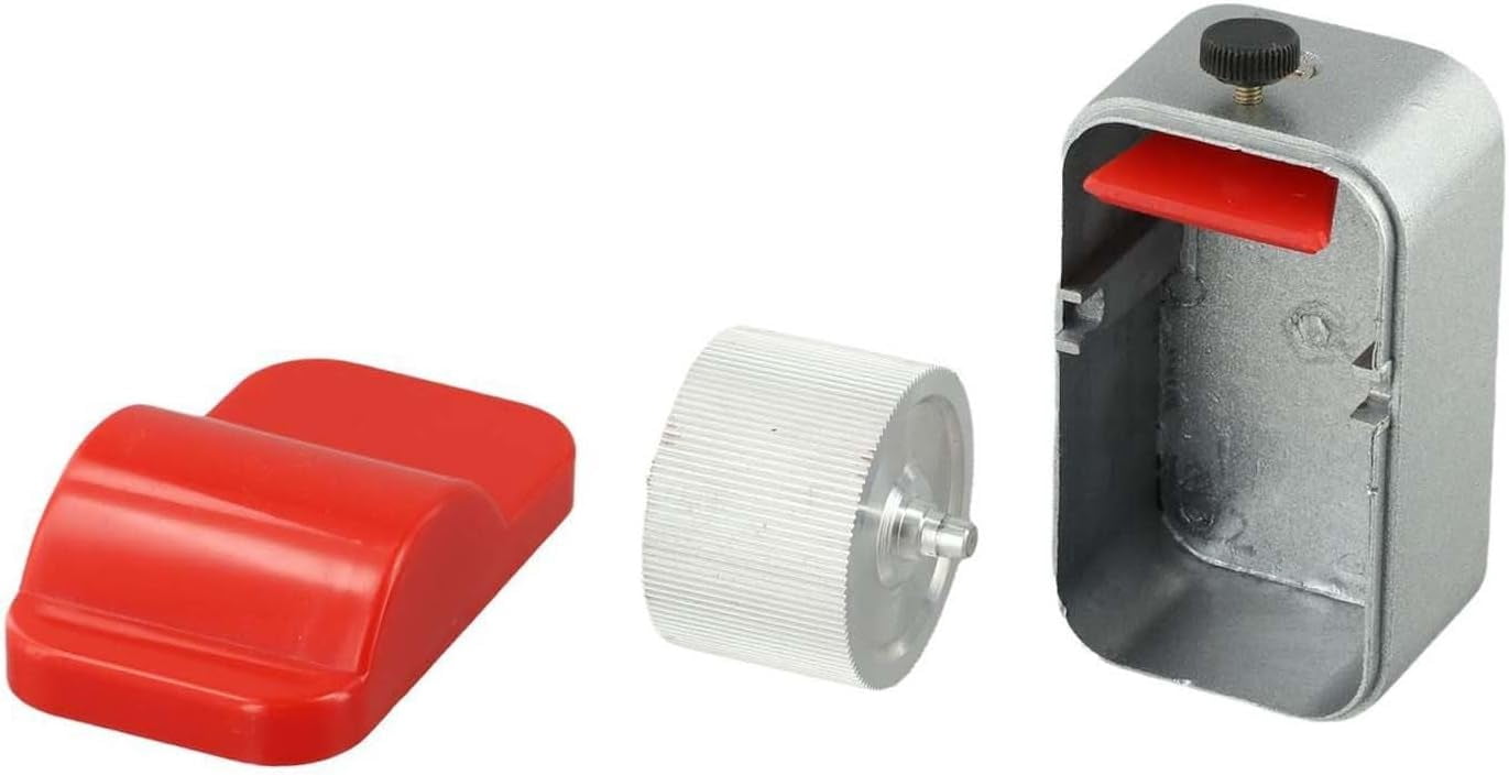 ABPETE Oiling Made Easy Heavy Duty Metal Bucket Tool,Professional Leather Oil Applicator for All Types of Leather Crafts, Essential Leather Care and Maintenance Equipment
