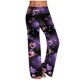 thumbnail image 1 of Pntutb - Pantalones de pierna ancha para mujer, cómodos, informales, con estampado floral, cintura elástica Pntutb Pntutb-4627, 1 of 1