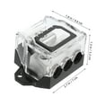 thumbnail image 4 of NICEXMAS Audio Power Distribution Fuse Block Auto Fuse Holder Multi for Audio Upgrades 1Pack, 4 of 5