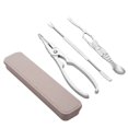 thumbnail image 3 of facefd Kitchen Stainless Steel Seafood Tools Set Nut Crackers for Crab Claws 3pcs A, 3 of 8