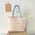 thumbnail image 2 of Bolso Coreano Mujer Algodón Acolchado Sweet Shopper Art Tote Bag (Rosa), 2 of 6