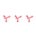 thumbnail image 4 of Sonducket Tachuelas de bola Goma Varias funciones Tee de golf Soporte reductor Accesorios de entrenamiento de alta elasticidad para Rosa 3piezas, 4 of 6