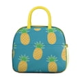 thumbnail image 2 of Lunch Bag Lunch Box for Women Reusable Insulated Lunch Bags,Water-Resistant Pineapple Cooler Lunch Tote Bag, Large Capacity for Work Travel Picnic, 2 of 6