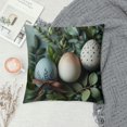 thumbnail image 2 of GOSMITH  Easter Eggs Eucalyptus Throw Pillow Cover, Spring Easter Cushion Case Decoration for Sofa Couch, 2 of 5