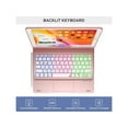 thumbnail image 3 of Case with Keyboard For iPad 9th / 8th / 7th Gen 10.2 inch & iPad Air 3rd Gen / iPad Pro 10.5", Rotatable, Multi-Touch Trackpad, Backlight & Pencil Holder, 3 of 7