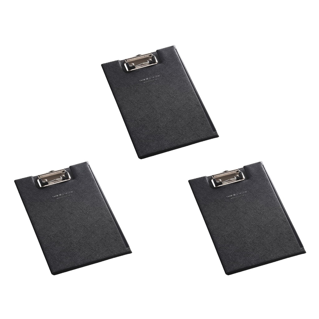 Foldable Clipboard with Clear Internal Pocket for Office Meeting and Conference