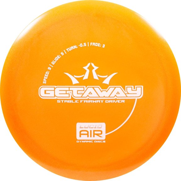 Dynamic Discs Lucid AIR Getaway Fairway Driver Golf Disc [Colors may vary]