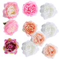 thumbnail image 1 of 10 piezas de peonía de seda falsas, decoraciones navideñas, arreglos de boda Color de SM SunniMix Flor de peonía artificial, 1 of 8