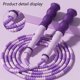 thumbnail image 3 of 2 equipos de fitness para saltar con cuerda ajustable para deportes de interior y exterior, 3 of 5