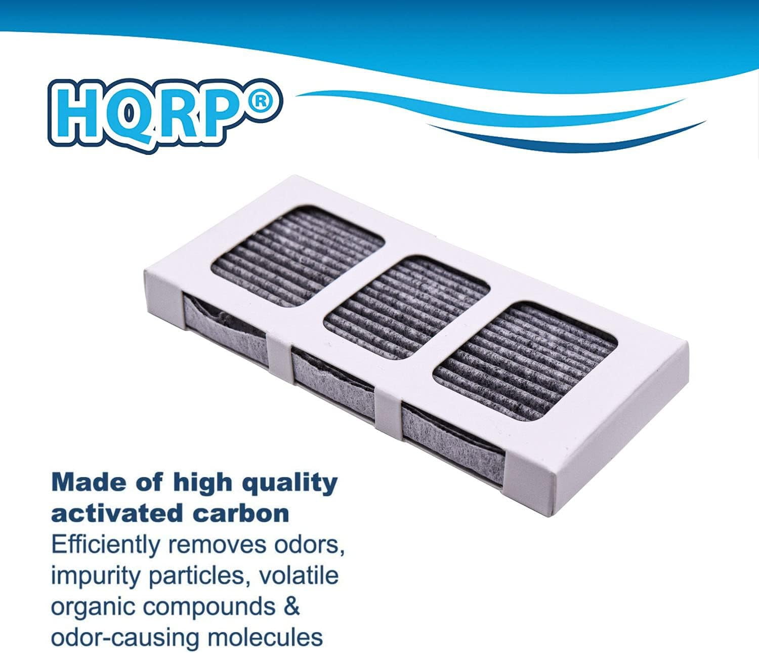 HQRP 8-Pack Activated Carbon Refrigerator Filter Replacement For Frigidaire PAULTRA2 PureAir Ultra II