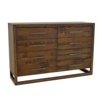 Bowery Hill Modern 8-drawer Wood Dresser in Mocha Brown Finish