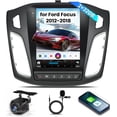 thumbnail image 1 of Radio de coche para Ford Focus 2012 2013-2018: estéreo de coche con 1280x800 HD 5G WiFi inalámbrico CarPlay Android Auto 1080P cámara de respaldo - pantalla táctil de 10,4 pulgadas con GPS Bluetooth S, 1 of 5