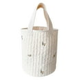thumbnail image 2 of SPRING PARK Hanging Basket-Cute Cotton Rope Basket-Closet Storage Bins - Hanging Basket - Baby Nursery Organizer - Wall Hanging Basket - Clothes peg Bag, 2 of 6