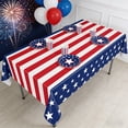 thumbnail image 6 of Hometravel Patriotic Plastic Tablecloth, American Flag Design Table Cover for Indoor and Outdoor Use, Water-Resistant and Easy-Clean Table Protection for Parties, Picnics, Events, 6 of 6