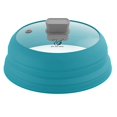 thumbnail image 1 of Tapa antisalpicaduras de cristal para microondas, 26,7 cm, color azul, 1 of 8