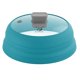 thumbnail image 1 of Tapa antisalpicaduras de cristal para microondas, 26,7 cm, color azul, 1 of 8