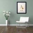 thumbnail image 3 of Trademark Fine Art "Philippines Watercolor Map" Canvas Art by Michael Tompsett, White Matte, Black Frame, 3 of 4