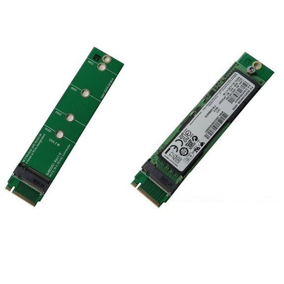 M.2 (NGFF) Blade Gold Finger to M.2 PCI-e 4 Lane SSD Adapter