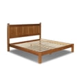thumbnail image 3 of Grain Wood Furniture Shaker Solid Wood Panel Platform Bed, King Size, Walnut, 3 of 8